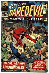 DAREDEVIL #19 1966-MARVEL COMICS- GLADIATOR- fn+ 