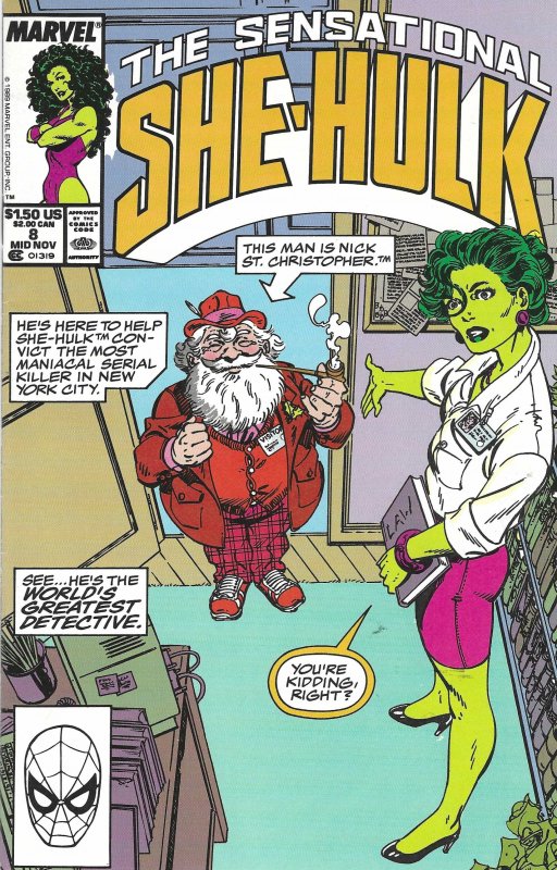 The Sensational She-Hulk #8 (Dec 1989)
