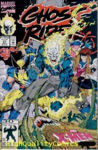 GHOST RIDER #27, NM+, X-men, Jim Lee, Motorcycle, 1990, more Marvel in store