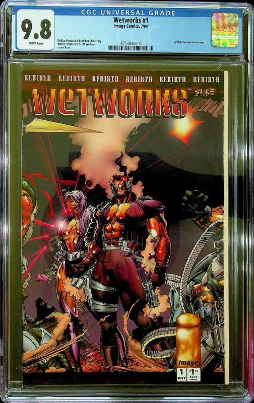 Wetworks #1 (1994) - CGC 9.8 - Cert#4253830005