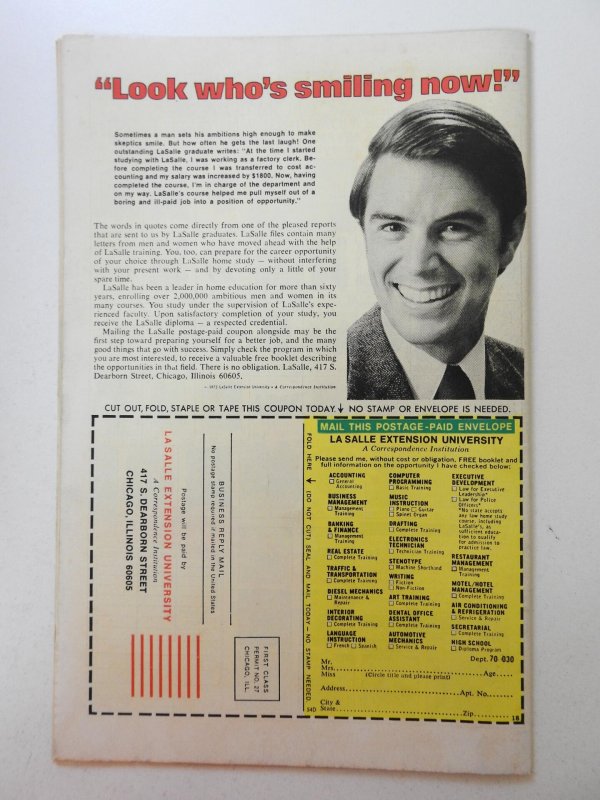 Jungle Action #18 (1975) Epilogue of Death!  Sharp Fine Condition!