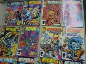 Micronauts run #1-19 avg 7.0 range 6.0 to 8.0 (1984) MEGO TOYS