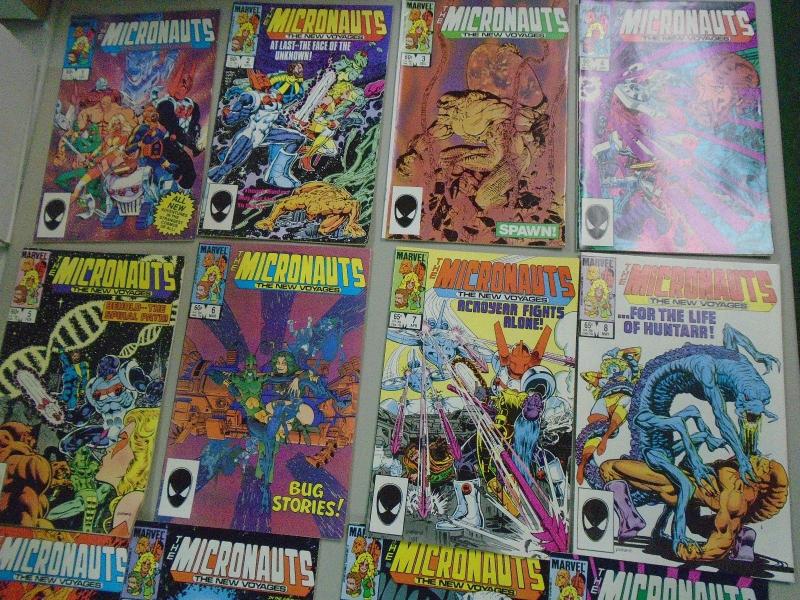 Micronauts run #1-19 avg 7.0 range 6.0 to 8.0 (1984) MEGO TOYS
