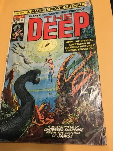 THE DEEP #1 Movie Adaptation : Marvel 1977 Gd; Carmine Infantino art