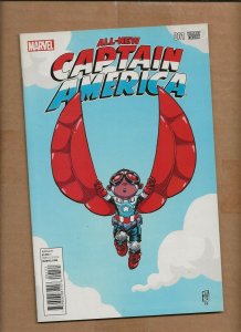 ALL NEW CAPTAIN  AMERICAN  #1   SKOTTIE YOUNG VARIANT COVER  SAM WILSON FALCON