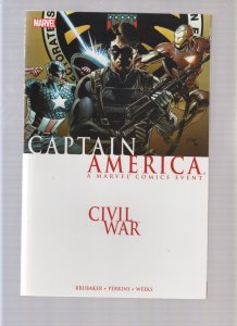 CIVIL WAR: Captain America - Trade Paperback - 1st Print (9.0) 2007