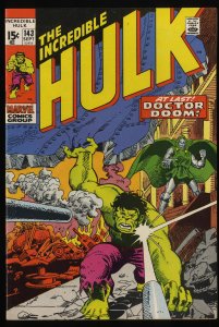 Incredible Hulk (1968) #143 NM- 9.2 Marvel Comics Doctor Doom!