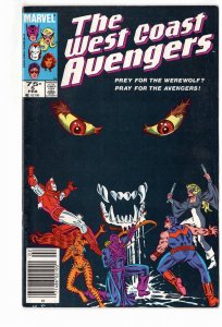 West Coast Avengers #5 Newsstand Edition (1986)