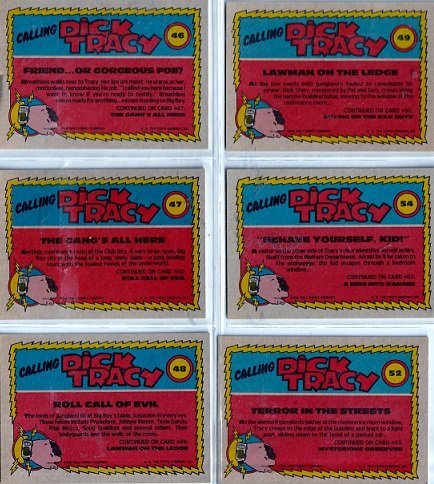 Dick Tracy/Lost in Space/Spider Man/Mike Ploog Trading Cards