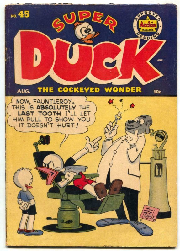 Super Duck #45 1952- Dentist cover VG/F