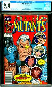 The New Mutants #87 CGC Graded 9.4 1st Cable, Stryfe & the MLF