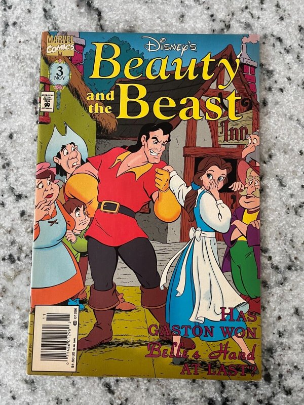 Beauty & The Beast # 3 VG/FN Marvel Comic Book Disney Movie Gaston Belle J920