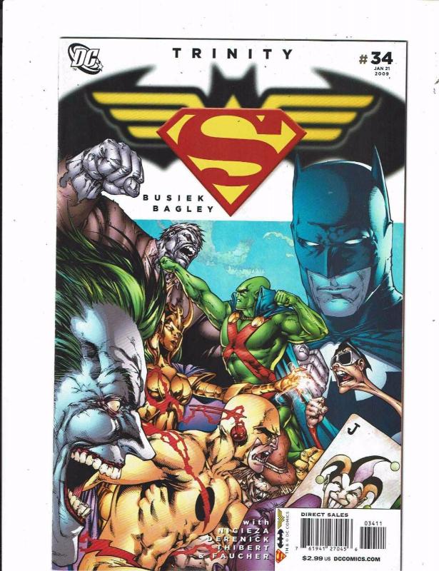 8 Trinity DC Comics # 34 35 36 37 38 39 40 41 Batman Wonder Woman Superman J212