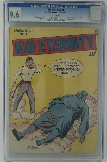 Kid Eternity #1~ 1946 Quality Comics/ DC~ CGC 9.6 (NM+) ~ 1st Kid Eternity Title