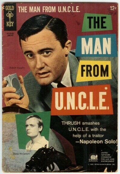 MAN FROM UNCLE (1965-1969 GOLD KEY) 4 G-VG PHOTOCOVER: COMICS BOOK