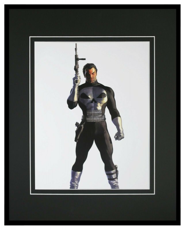 Punisher Framed 16x20 Alex Ross Official Marvel Poster Display   