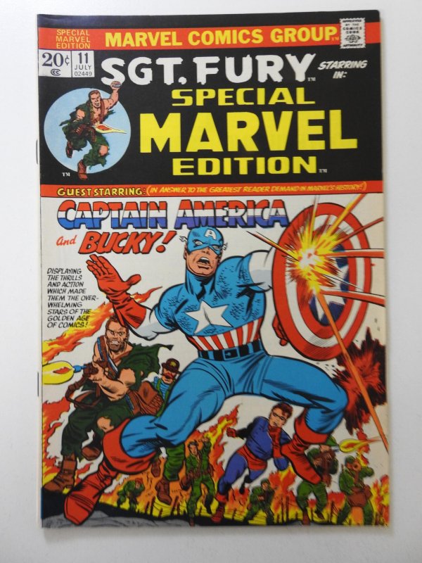 Special Marvel Edition #11 (1973) Awesome Cover!! Sharp VF Condition!