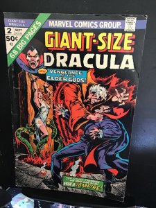 Giant-Size Dracula #2  (1974) affordable grade, bondage cover key! VG+ Wow