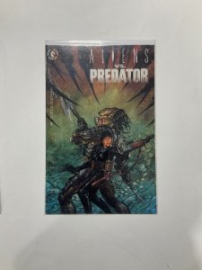 Aliens Vs Predator 4 Near Mint Nm Signed Randy Stradley Dark Horse Comics