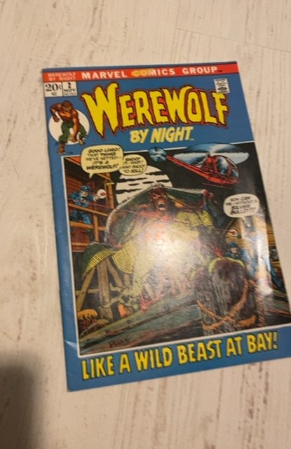 Werewolf by Night #2 (1972)Like a wild beast at bay - VF