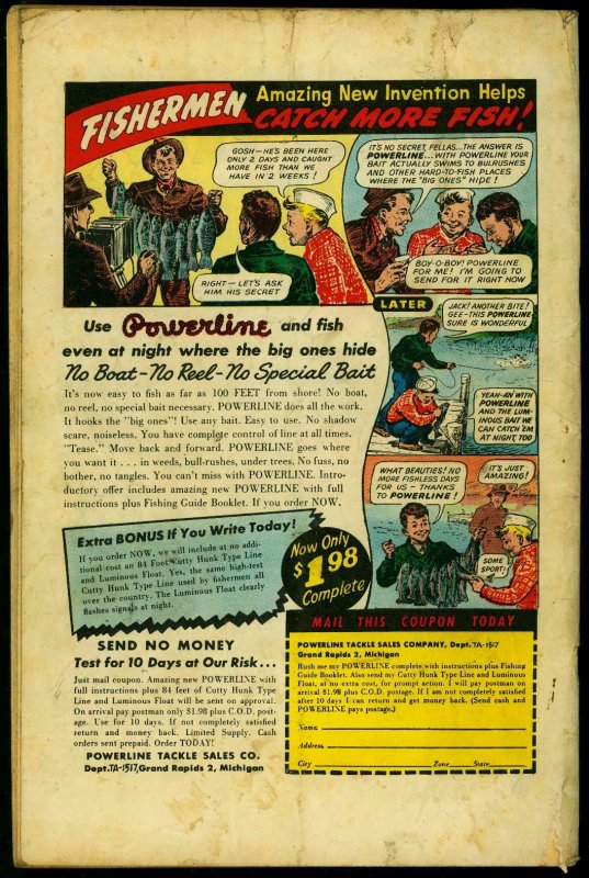 Crime and Punishment #13 1949- Biro cover- Mary Sullivan VG
