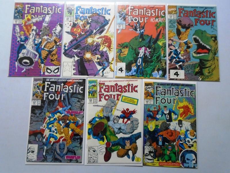 Fantastic Four Lot From:#300-349 Missing:#309,340,341- 47 Diff Avg 8.0 VF (1987)