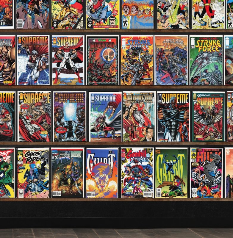 Huge Lot 150+ Comics with Ghost Rider, Supreme (1993) & More!