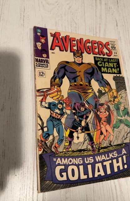 The Avengers #28 (1966)among us walks a Goliath Giant mans