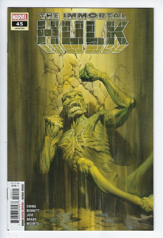 Immortal Hulk #45 Alex Ross 1st Appearance Of A New Cosmic Personality