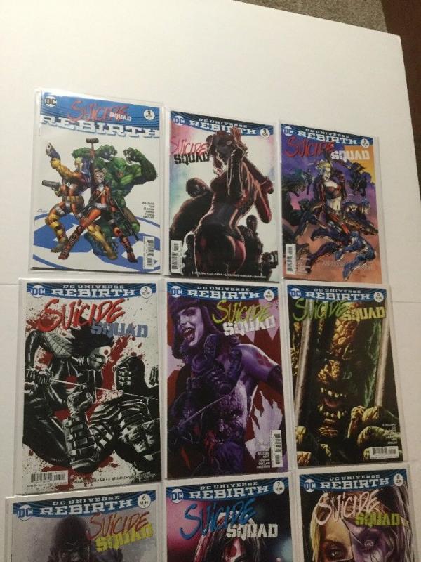 Suicide Squad Rebirth 1 1 2 3 4 5 6 7 8 Variant Set Nm Near Mint IK