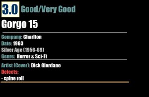 Gorgo 15 (1963) GD/VG Silver Age Charlton comic