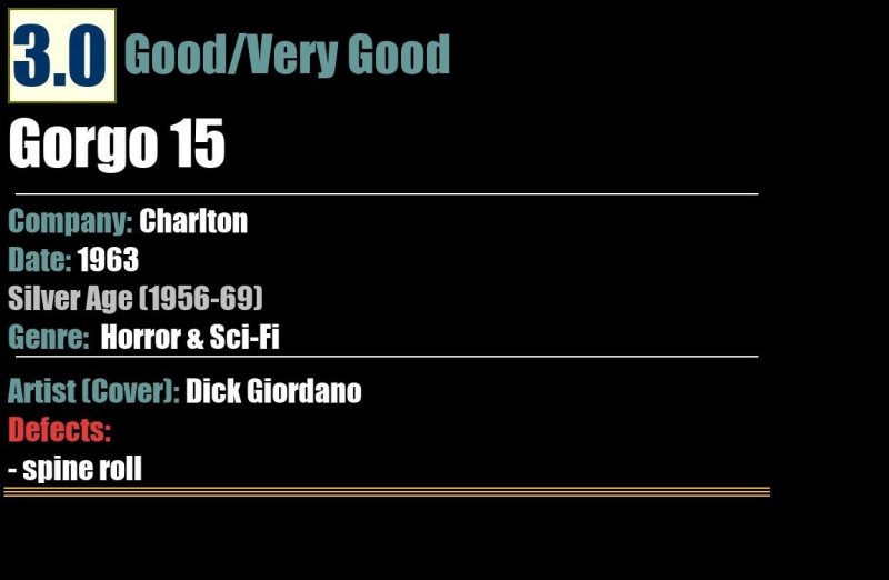 Gorgo 15 (1963) GD/VG Silver Age Charlton comic