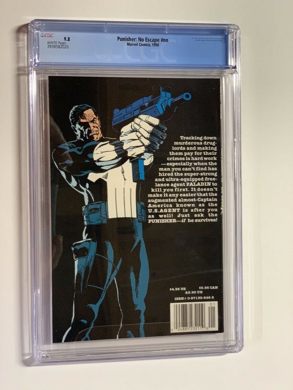 punisher no escape NN 1 CGC 9.8 WP Newsstand Marvel 1990