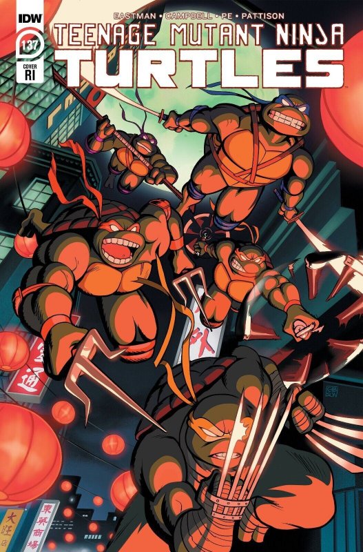 Teenage Mutant Ninja Turtles 137 Cover RI Variant Comic Book 2023