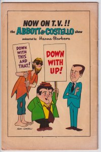 ABBOTT AND COSTELLO #1 (Feb 1967) Sharp VG+ 4.5 slight yellowing to white!