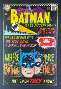 Batman (1940) #184 VG+ (4.5) Sheldon Moldoff Carmine Infantino Robin