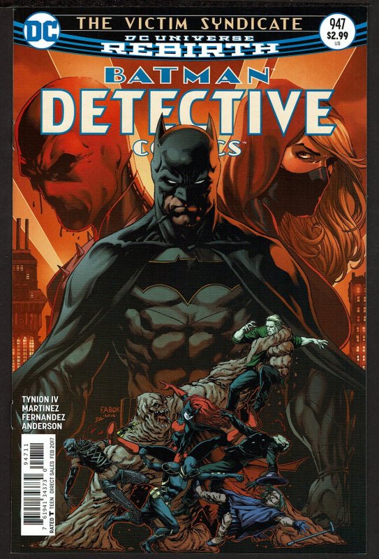 Detective Comics #947  (Feb 2017, DC)  9.4 NM