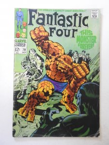 Fantastic Four #79 (1968) VG+ Condition 1/2 in spine split