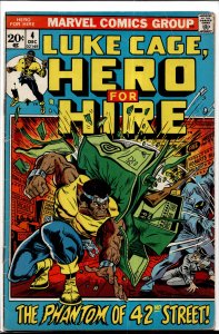 Hero for Hire #4 (1972) Luke Cage