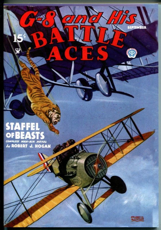 G-8 & His Battle Aces #24 9/1935-Adventure House reprint-2007-Hogan-pulp-VF/NM