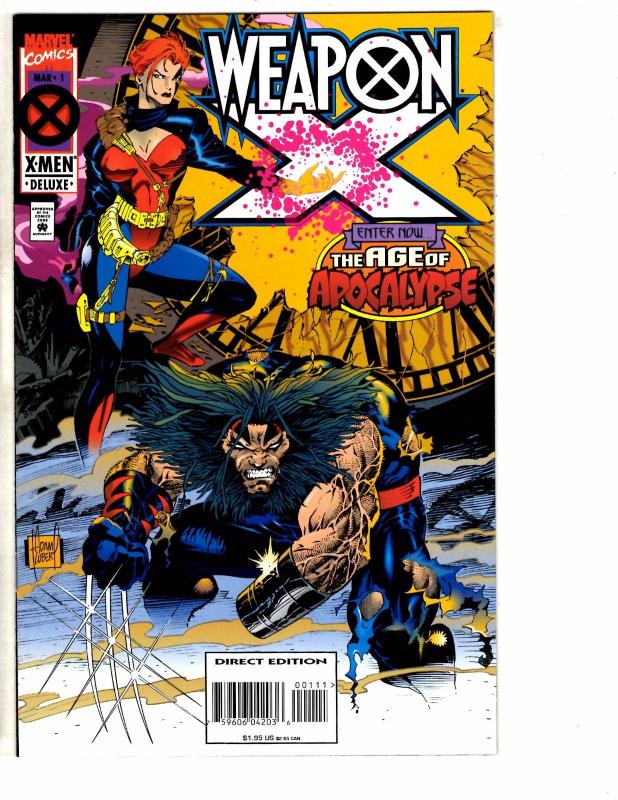 Weapon X & Wolverine Gambit Complete Marvel Comics Ltd. Series # 1 2 3 4 J203