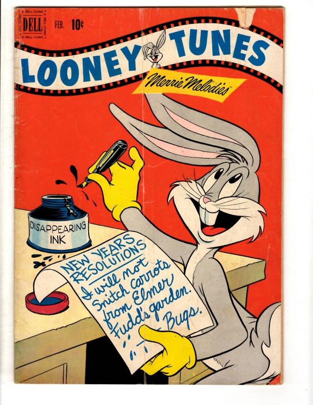 Looney Tunes & Merrie Melodies #124 VG Dell Golden Age Comic Book Bugs Bunny JL8