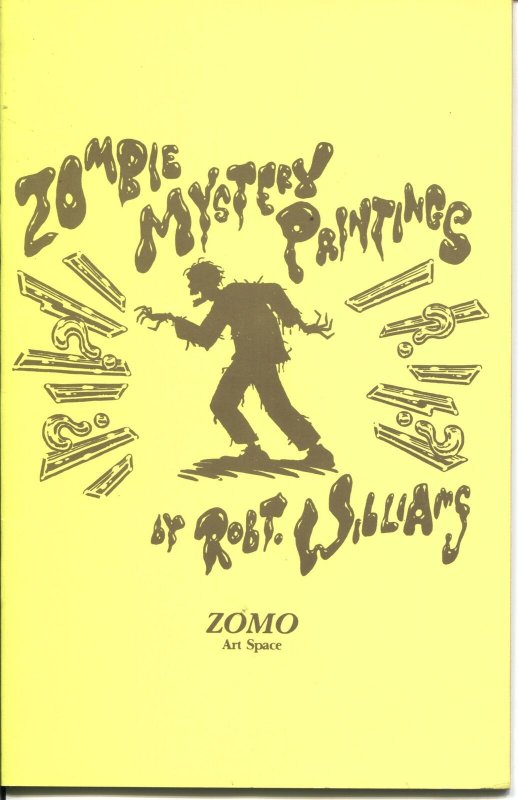 ZOMBIE MYSTERY PAINTINGS EXHIBITION BOOK-ROBERT WILLIAMS-ZUMO ART SPACE-UNDER...