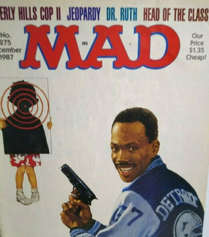 MAD Magazine Dec 1987 No 275 Beverly Hills Cop II Eddie Murphy Cover Dr. Ruth