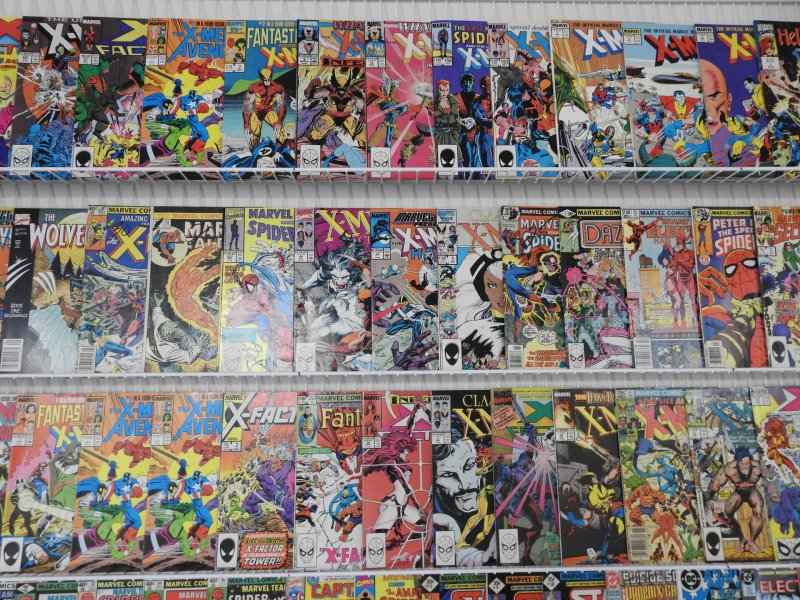 Huge Lot of 200+ Comics W/ X-Men, Wolverine, Marvel Team Up