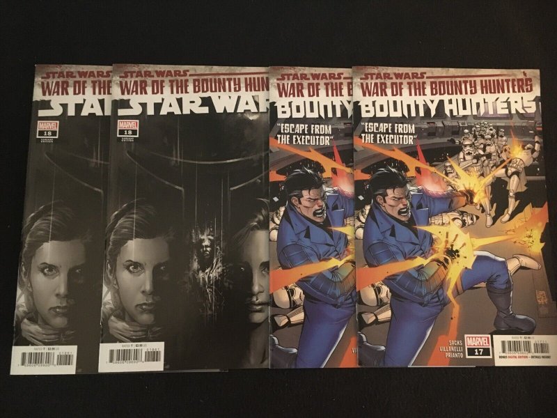 STAR WARS: BOUNTY HUNTERS #17, 18 Two Copies Each, VFNM Condition