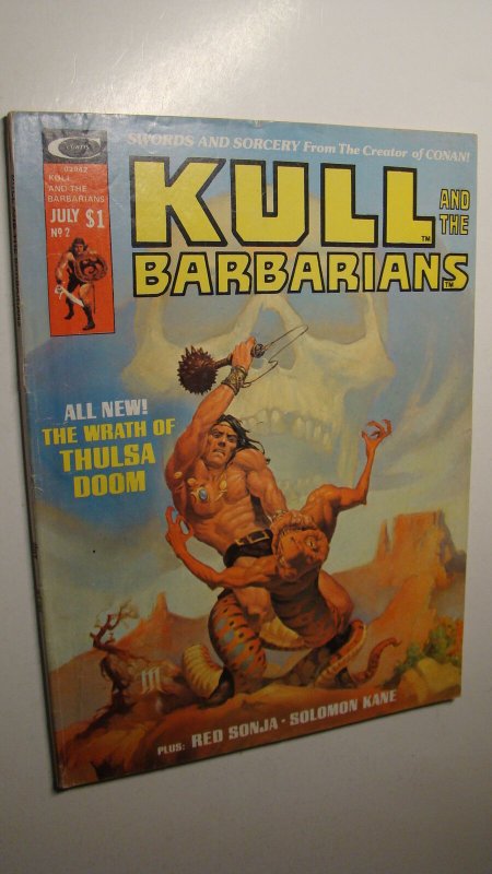 KULL AND THE BARBARIANS 2 RED SONJA WRIGHTSON ART ROBERT E. HOWARD 