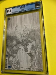 BATMAN #50  CGC 9.6 WHITE 9/18 DC / LEE SKETCH COVER / VARIANT