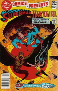 DC Comics Presents #37 (Newsstand) FN ; DC | Superman Hawkgirl Rip Hunter