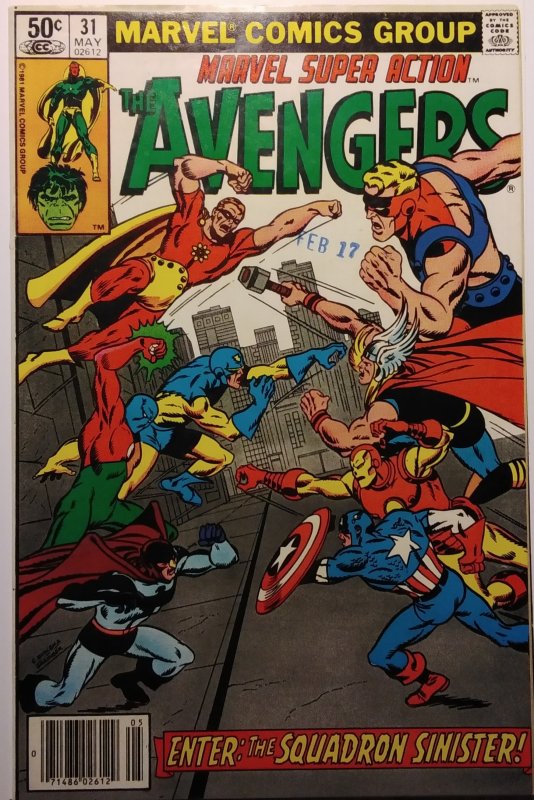 Marvel Super Action #31 Newsstand Edition (1981)